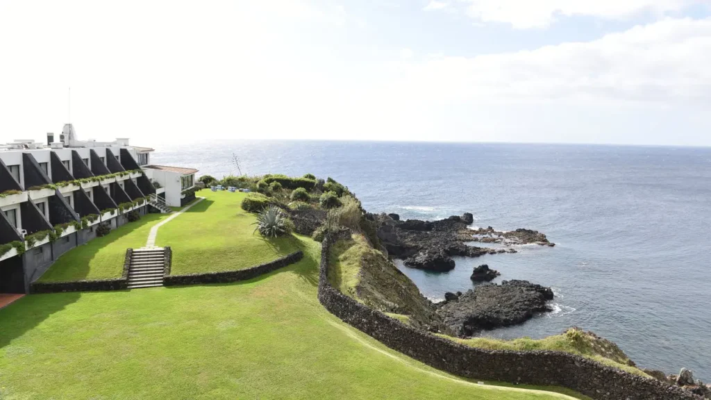 Caloura Hotel Resort front garden